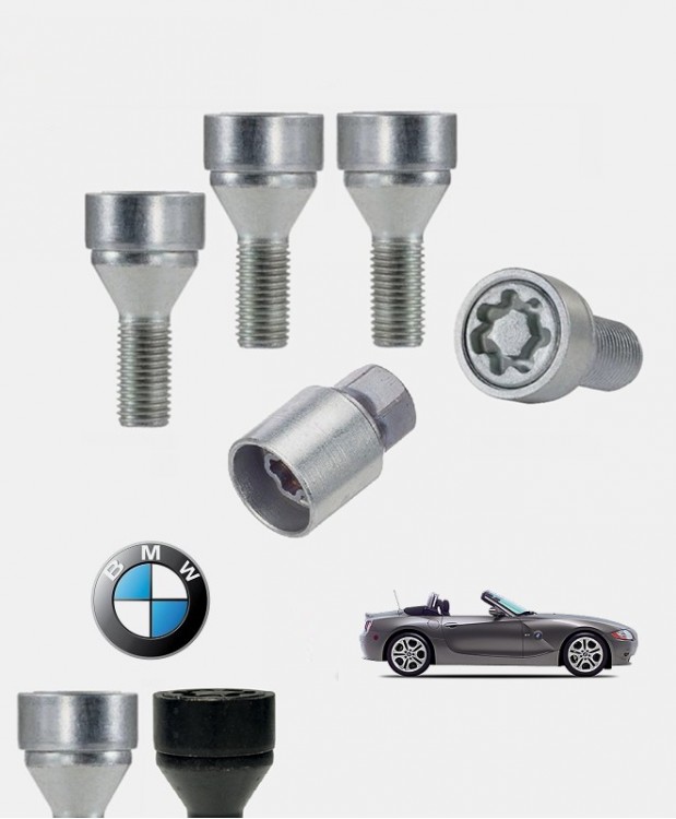 Ecrous antivol de roues haute sécurité Bmw Z4 (E85/E86)