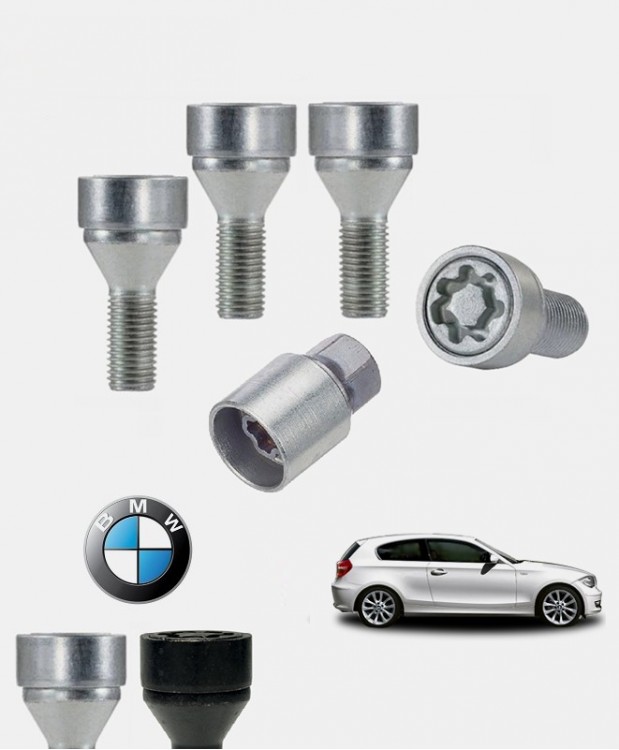 Ecrous antivol de roues haute sécurité Bmw Série 1 (E81/E87)