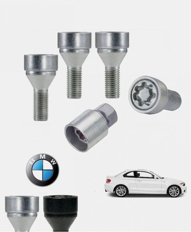 Ecrous antivol de roues haute sécurité Bmw Série 1 Coupé (E82)