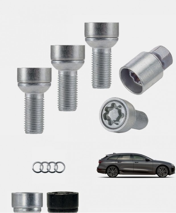 Ecrous antivol de roues haute sécurité Audi A6 etron Break