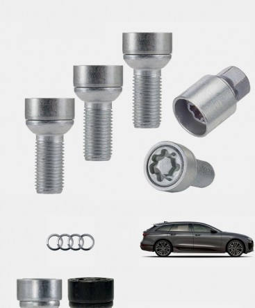 Ecrous antivol de roues haute sécurité Audi A6 etron Break