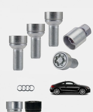 Ecrous antivol de roues haute sécurité Audi TT MK2