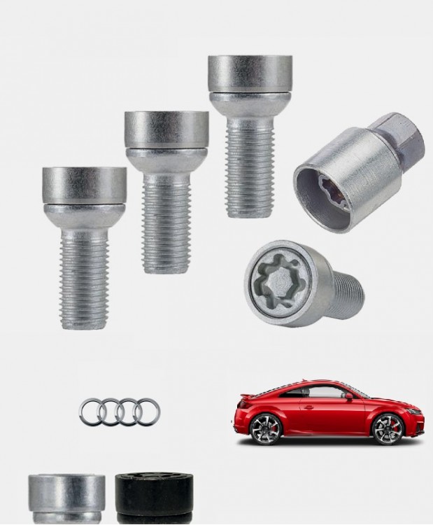 Ecrous antivol de roues haute sécurité Audi TT MK3