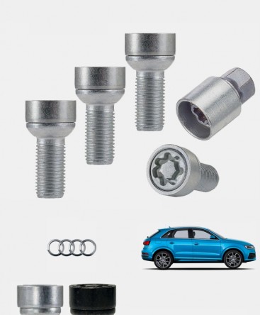 Ecrous antivol de roues haute sécurité Audi Q3 (8U)