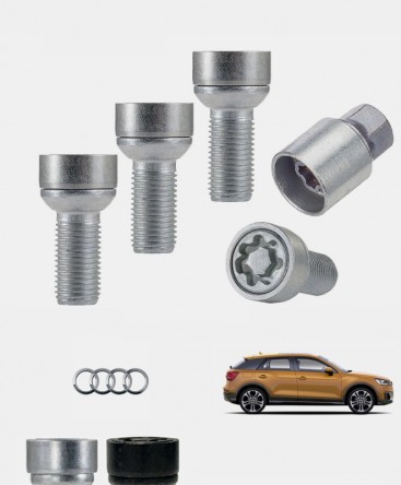 Ecrous antivol de roues haute sécurité Audi Q2 (GA)