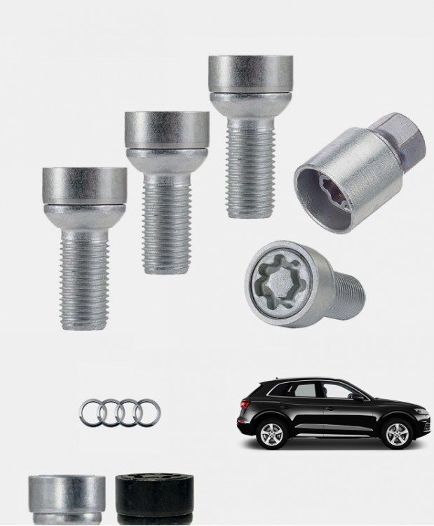 Ecrous antivol de roues haute sécurité Audi Q5 2 (FY)