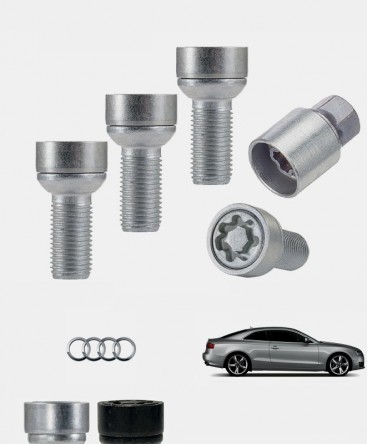 Ecrous antivol de roues haute sécurité Audi A5 (8T)