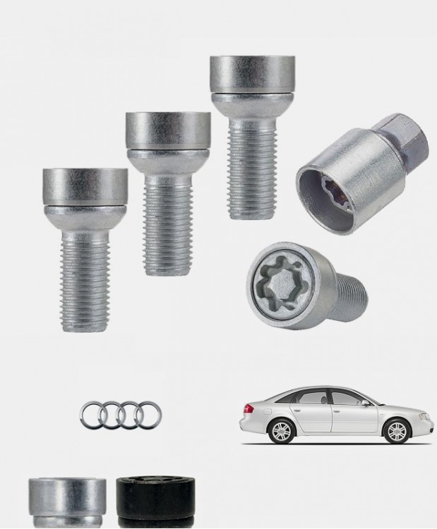 Ecrous antivol de roues haute sécurité Audi A6 (C5)
