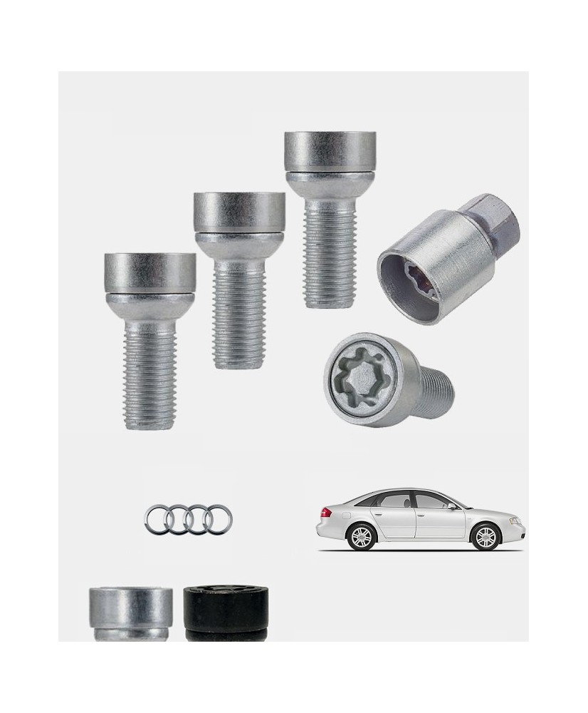 Ecrous antivol de roues haute sécurité Audi A6 (C5)