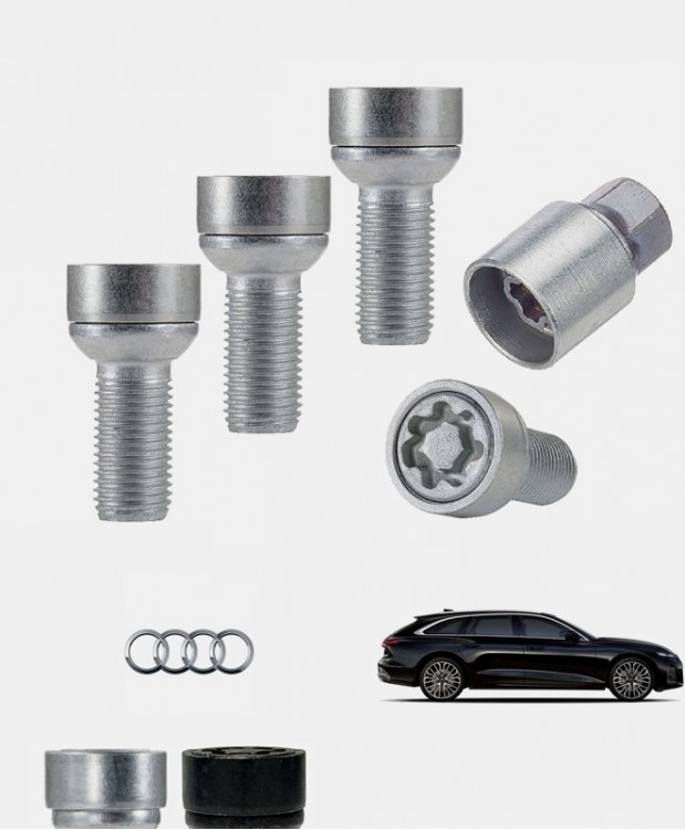 Ecrous antivol de roues haute sécurité Audi A6 (C9)