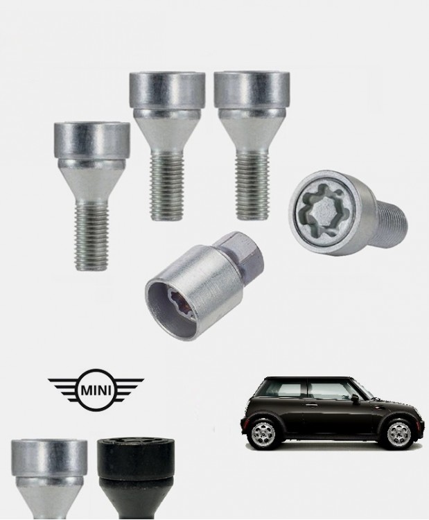Ecrous antivol de roues haute sécurité Mini Cooper (R50/R53)