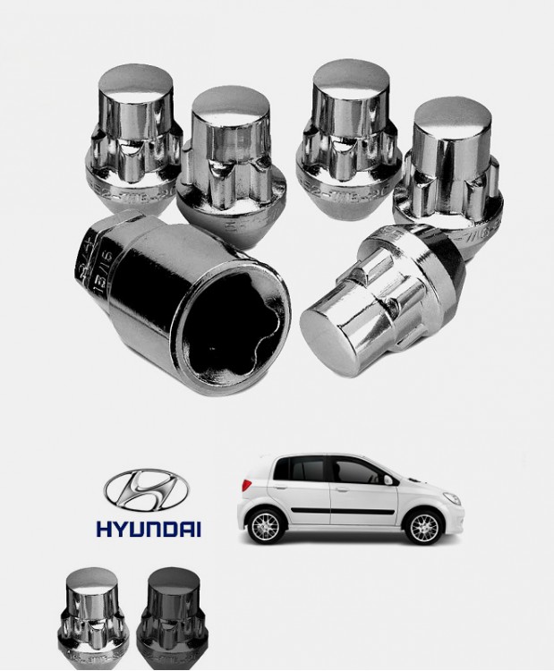 Ecrous antivol de roues Hyundai Getz (TB)