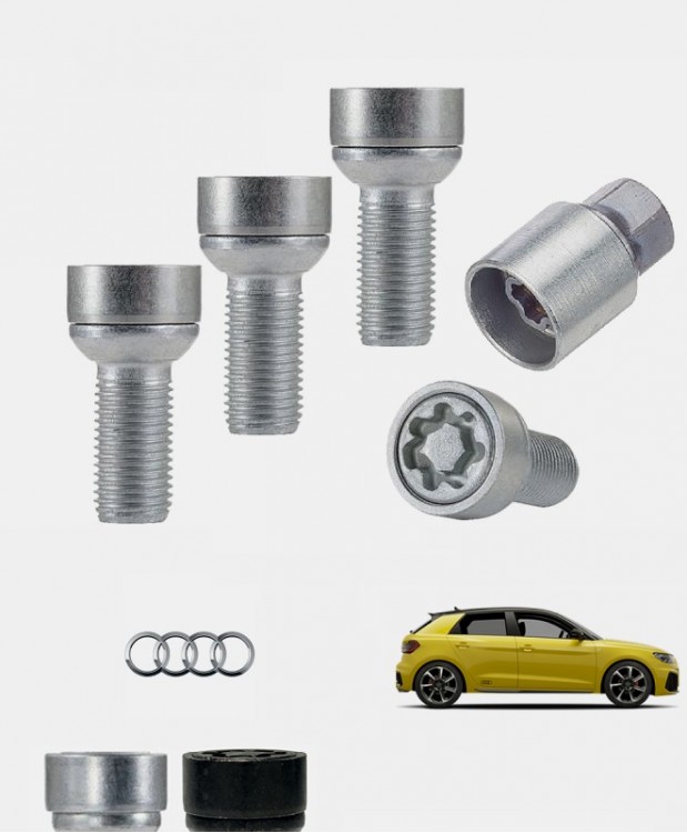 Ecrous antivol de roues haute sécurité Audi A1 (GB)
