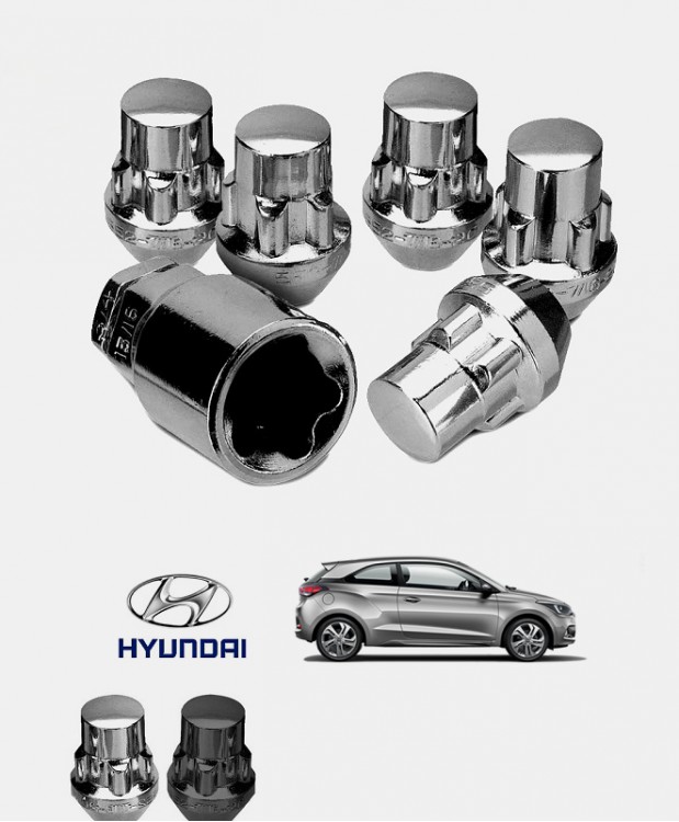 Ecrous antivol de roues Hyundai I20 (PB/PBT/GB)