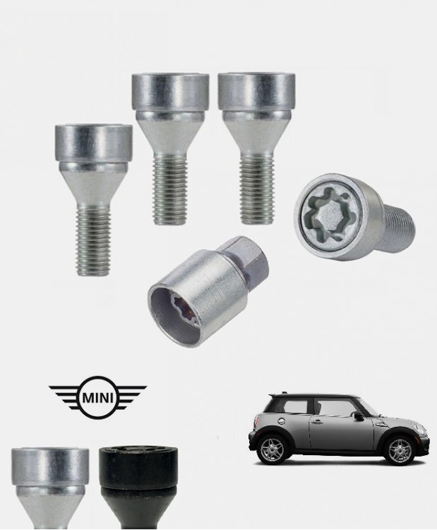 Ecrous antivol de roues haute sécurité Mini Cooper (R56)