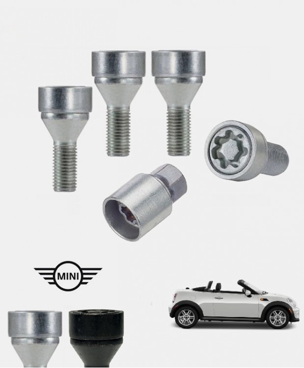 Ecrous antivol de roues haute sécurité Mini Cooper Roadster (R59)