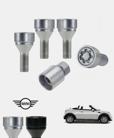 Ecrous antivol de roues haute sécurité Mini Cooper Roadster (R59)