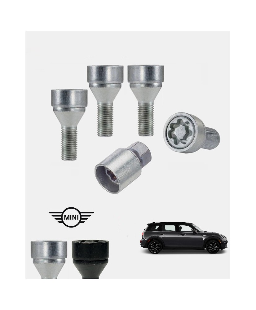 Ecrous antivol de roues haute sécurité Mini Cooper Clubman (F54)