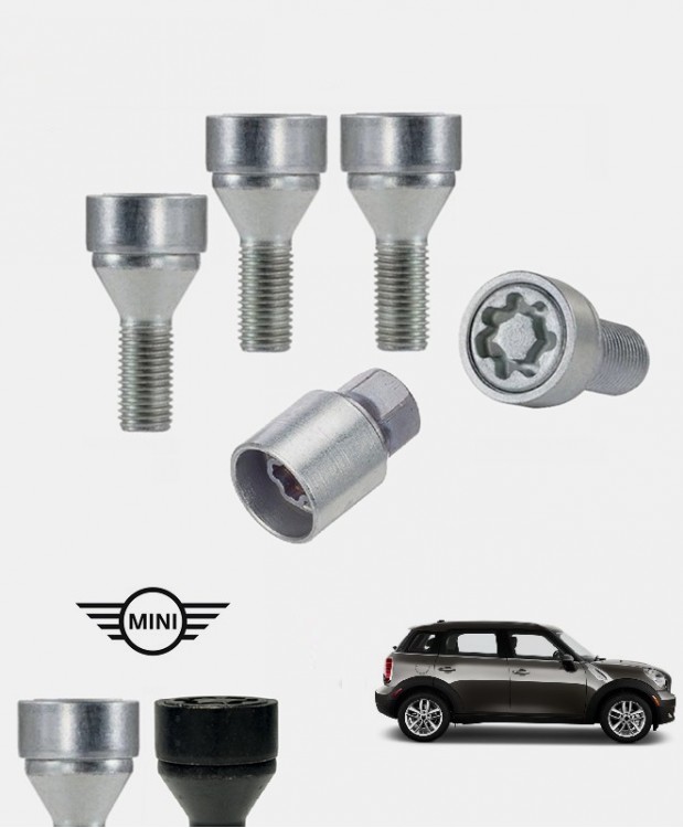 Ecrous antivol de roues haute sécurité Mini Cooper Countryman (R60)