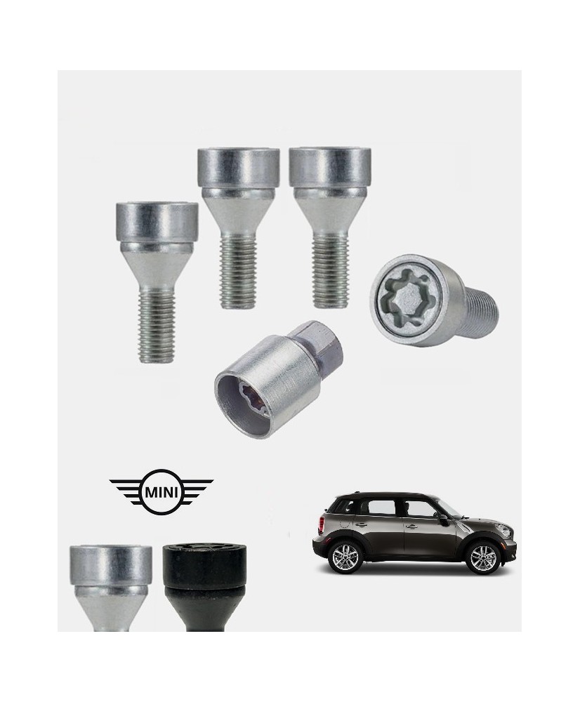 Ecrous antivol de roues haute sécurité Mini Cooper Countryman (R60)
