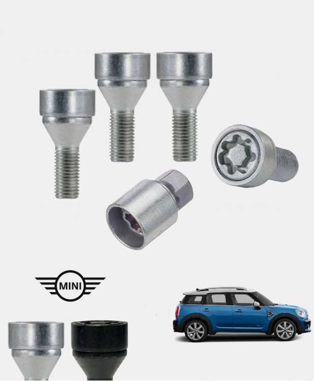Ecrous antivol de roues haute sécurité Mini Cooper Countryman (F60)