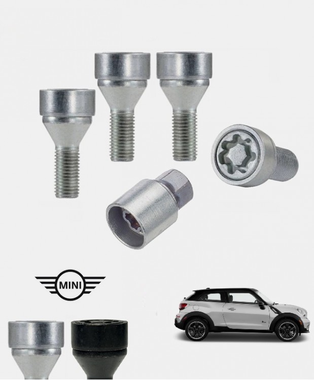 Ecrous antivol de roues haute sécurité Mini Cooper Paceman (R61)