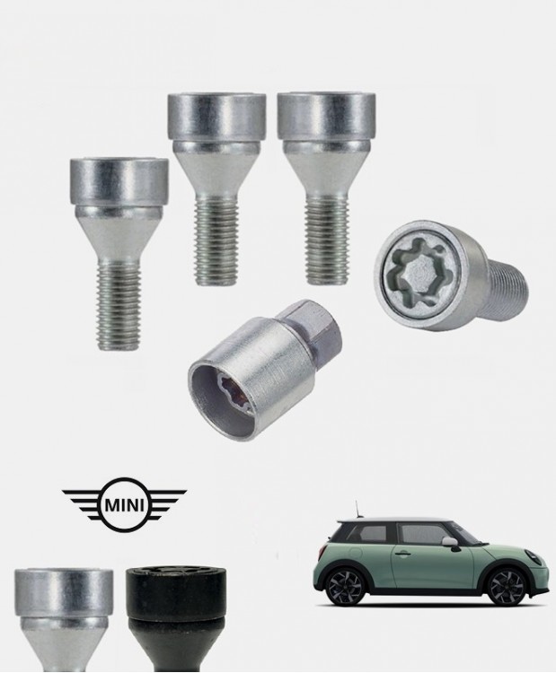 Ecrous antivol de roues haute sécurité Mini Cooper (F65/F66)