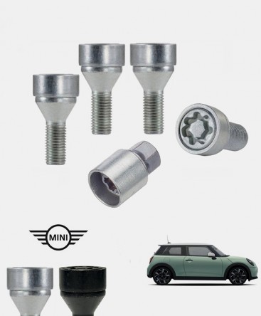 Ecrous antivol de roues haute sécurité Mini Cooper (F65/F66)