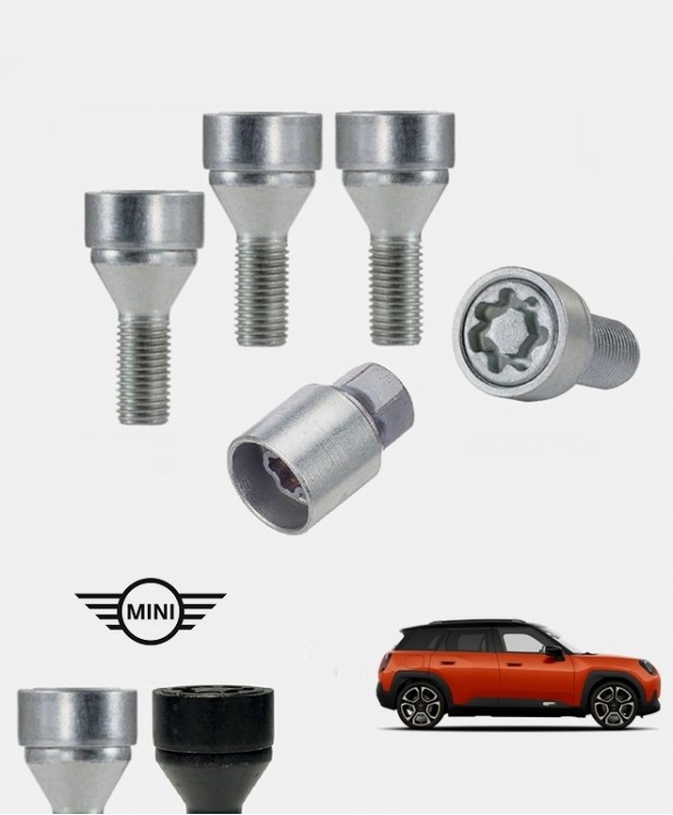 Ecrous antivol de roues haute sécurité Mini Aceman (J05)