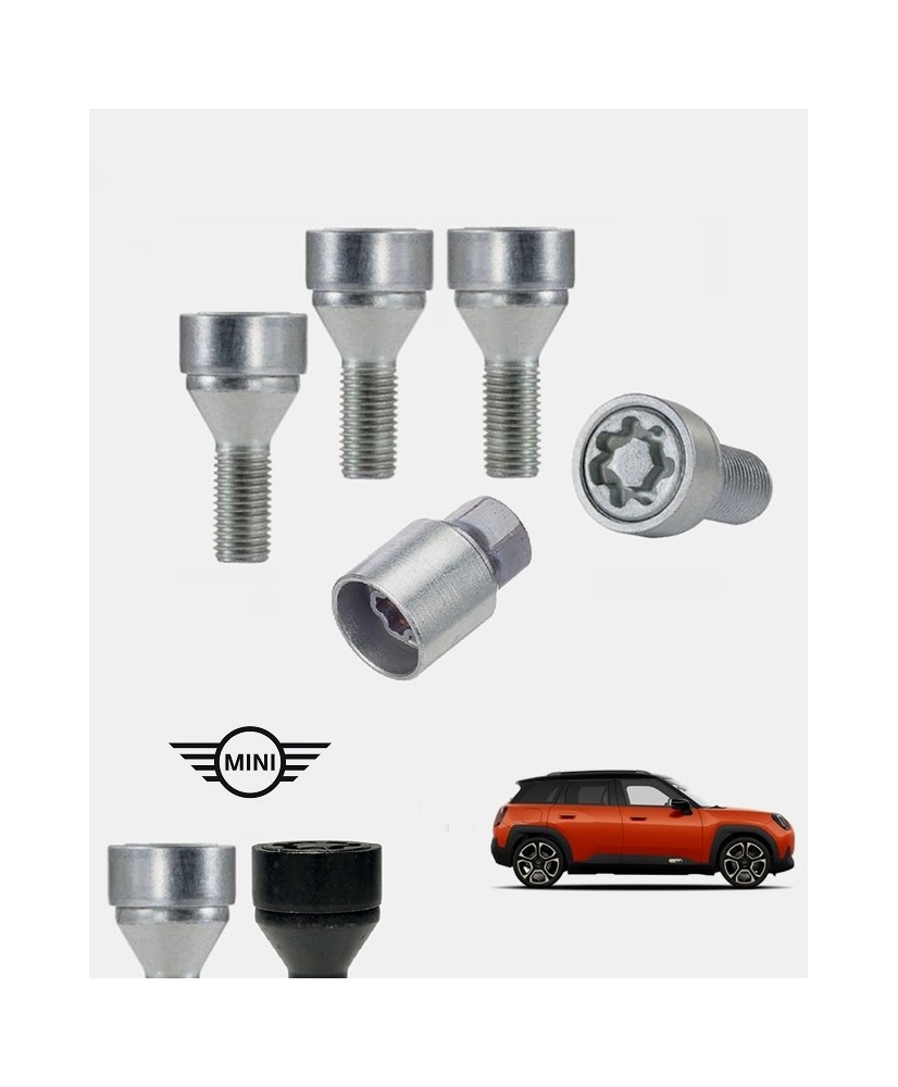 Ecrous antivol de roues haute sécurité Mini Aceman (J05)