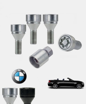 Ecrous antivol de roues haute sécurité Bmw Série 4 Cabriolet (F33)