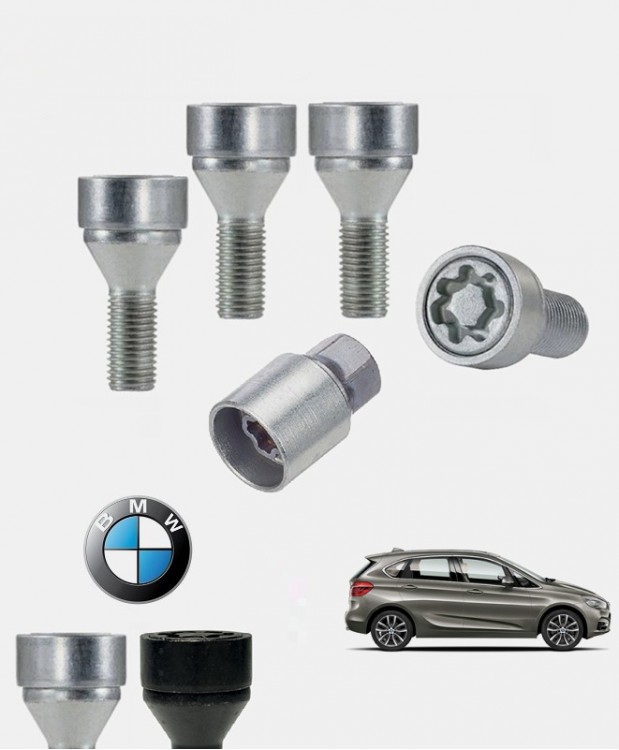 Ecrous antivol de roues haute sécurité Bmw Série 2 Active Tourer (F45)
