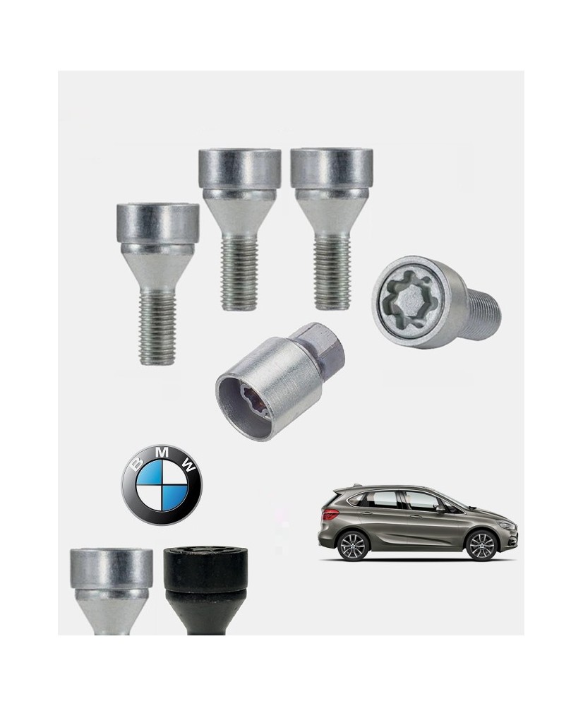 Ecrous antivol de roues haute sécurité Bmw Série 2 Active Tourer (F45)
