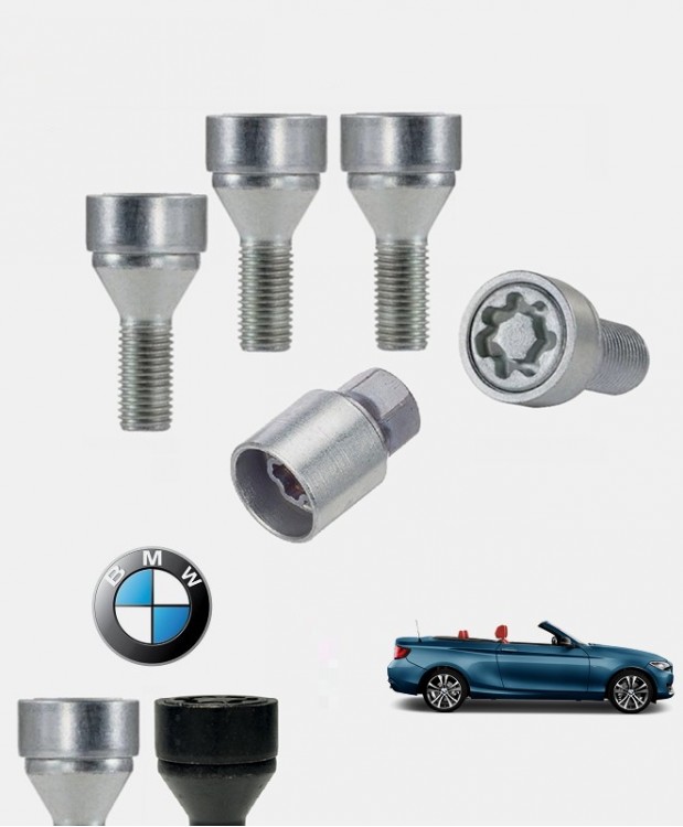 Ecrous antivol de roues haute sécurité Bmw Série 2 Cabriolet (F23)