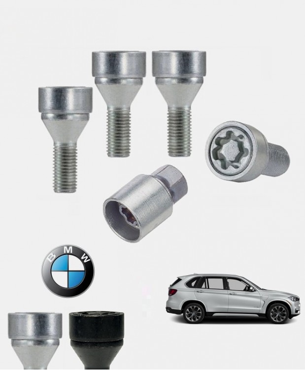 Ecrous antivol de roues haute sécurité Bmw X5 3 (F15)