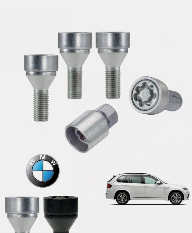 Ecrous antivol de roues haute sécurité Bmw X5 2 (E70)