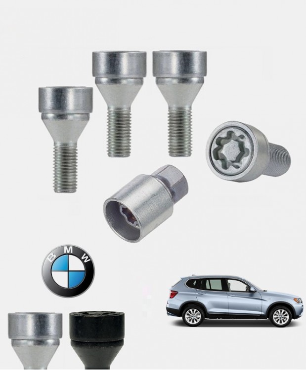 Ecrous antivol de roues haute sécurité Bmw X3 2 (F25)