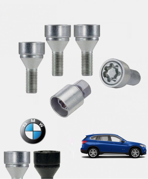 Ecrous antivol de roues haute sécurité Bmw X1 2 (F48)