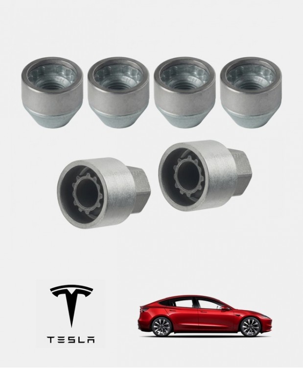 Écrous antivol de roue haute sécurité Tesla Model 3