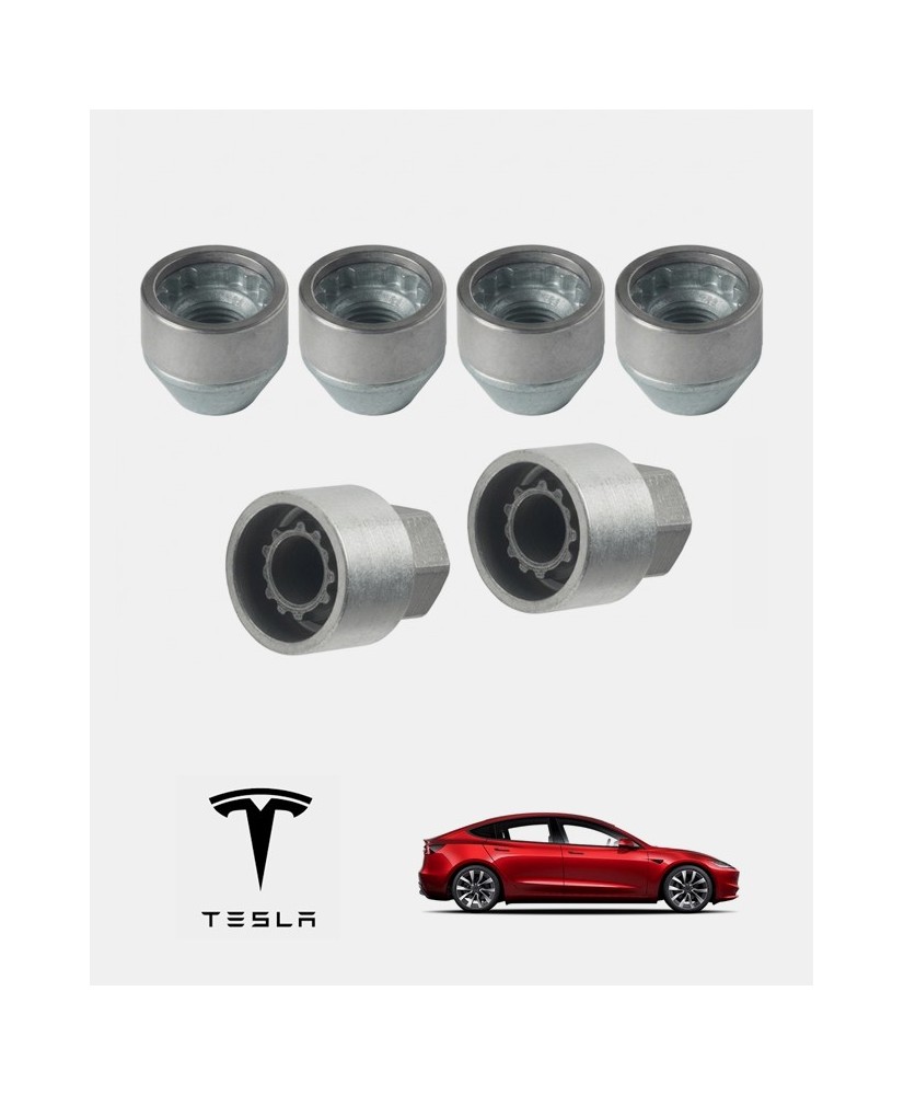 Écrous antivol de roue haute sécurité Tesla Model 3