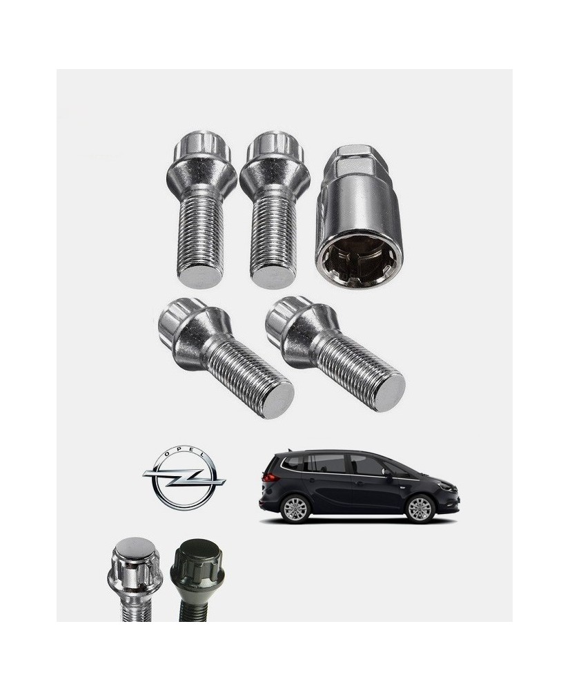 Ecrous antivol de roues Opel Zafira (C)