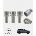 Écrous antivol de roue haute sécurité Opel Grandland 2 Hybride PHEV