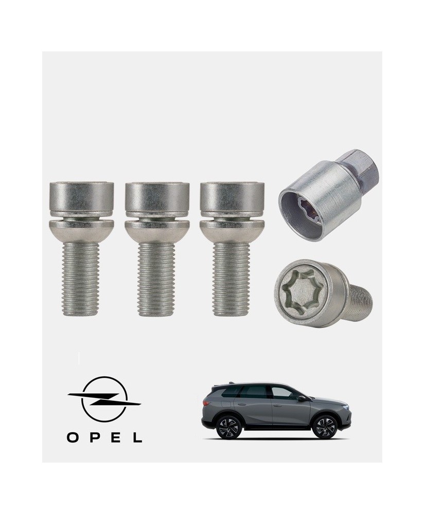 Écrous antivol de roue haute sécurité Opel Grandland 2 PHEV