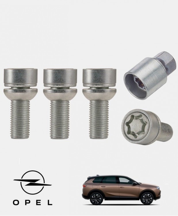 Écrous antivol de roue haute sécurité Opel Grandland-E (Grandland électrique)