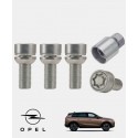 Écrous antivol de roue haute sécurité Opel Grandland Electric (Grandland-E électrique)