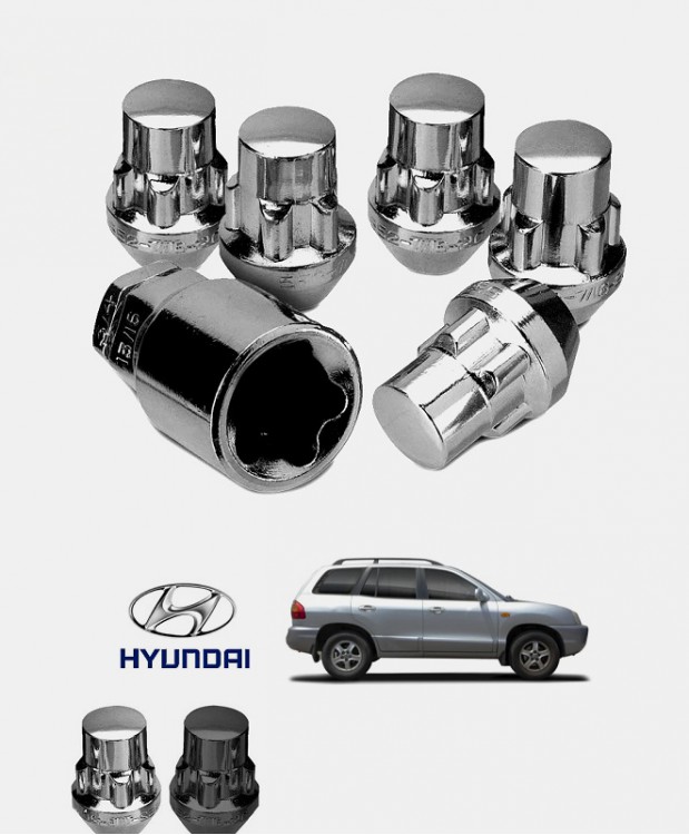 Ecrous antivol de roues Hyundai Santa Fe (SM)