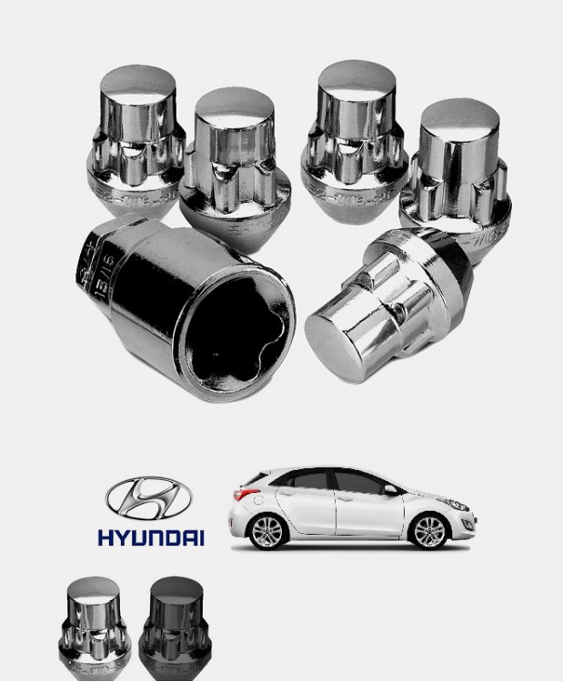 Ecrous antivol de roues Hyundai I30 (GD)