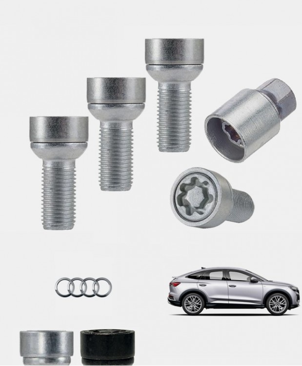 Ecrous antivol de roues haute sécurité Audi Q4 E-Tron