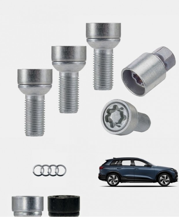 Ecrous antivol de roues haute sécurité Audi Q6 E-Tron