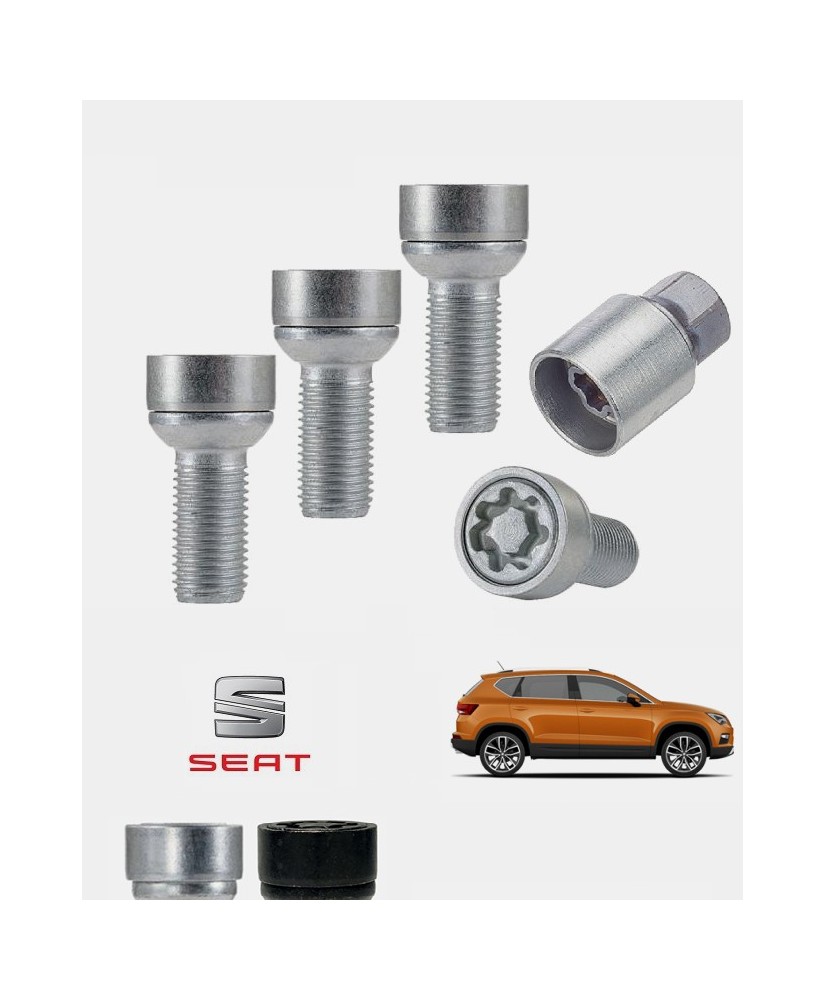 Ecrous antivol de roues haute sécurité Seat Ateca (KH7)